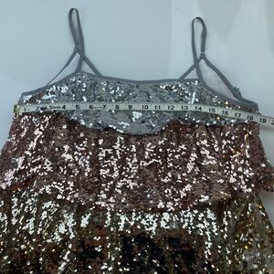 Buddylove - Disco Tiered Sequin Short Dress